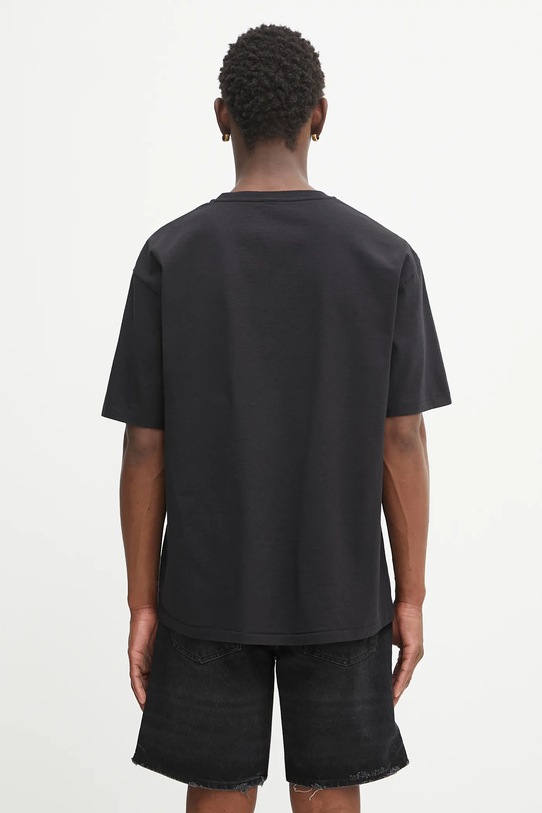 Odzież Wacko Maria t-shirt bawełniany washed heavy weight 25SS.WMT.WT06 czarny