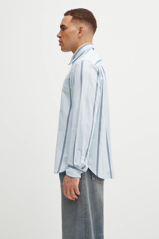 Maison Kitsuné koszula Relaxed MM00403WC5029 niebieski SS25