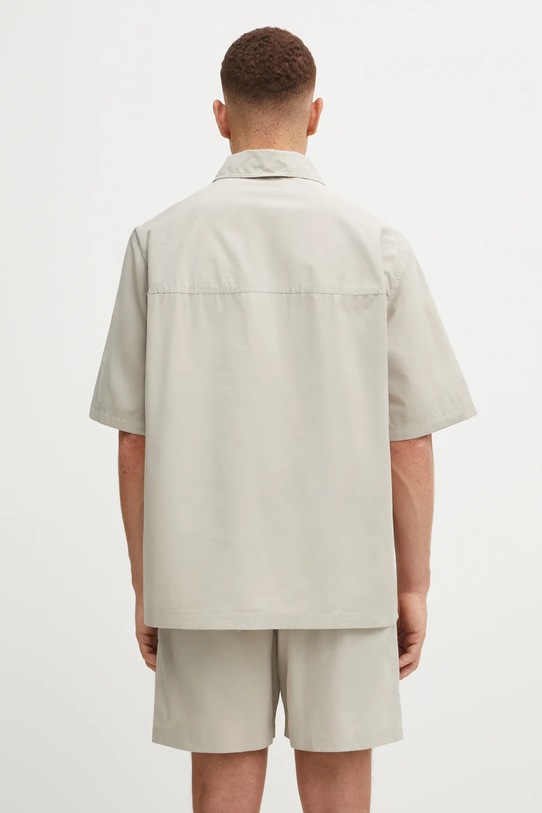 Odzież Maison Kitsuné koszula Short Sleeve OM00429WW9020 beżowy