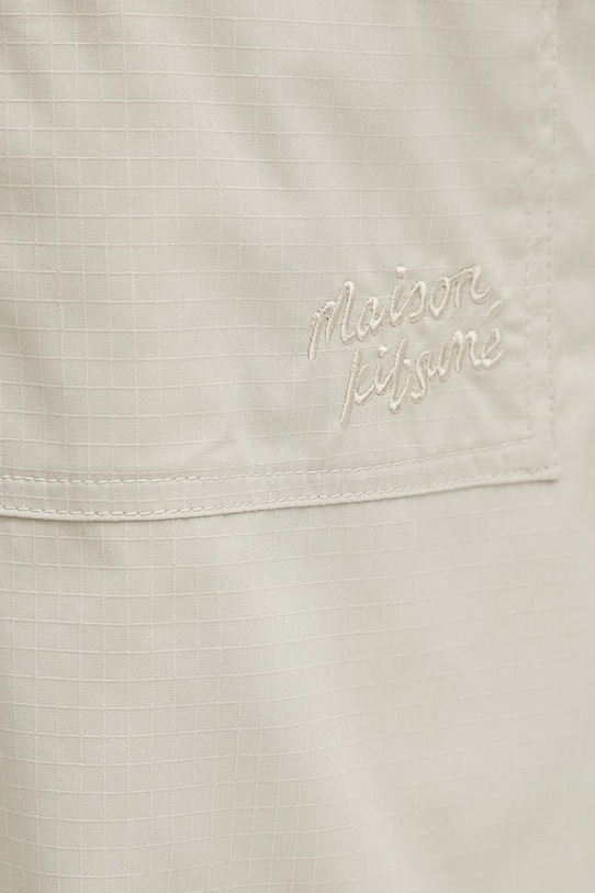 Maison Kitsuné koszula Short Sleeve beżowy OM00429WW9020