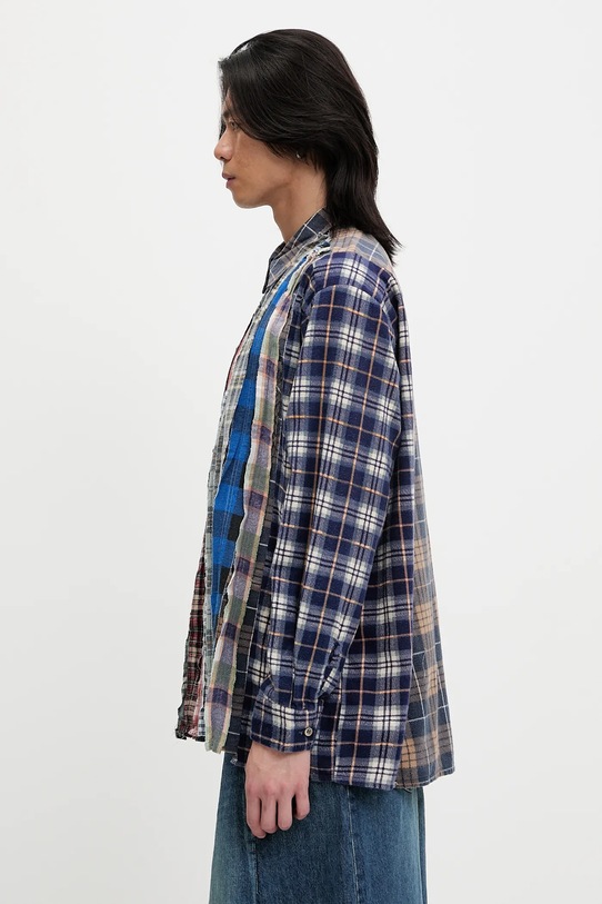 Needles camicia in cotone Rebuild QV398 multicolore SS25