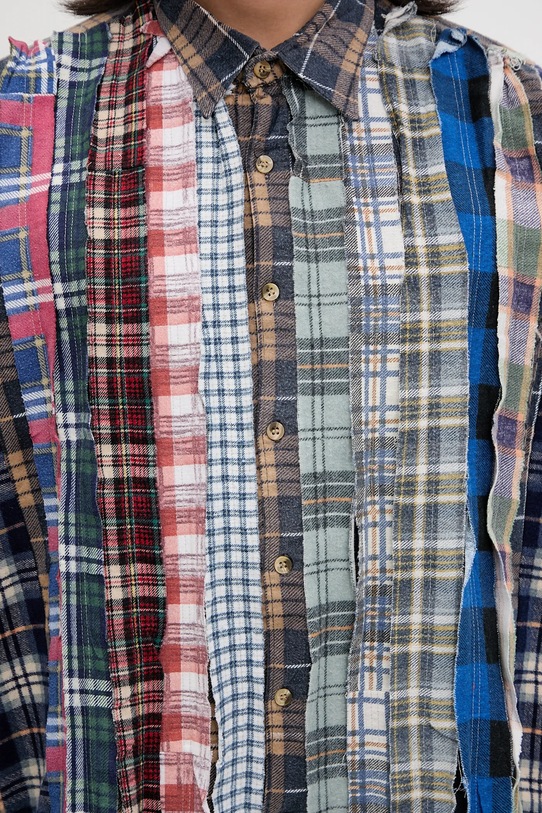 Needles camicia in cotone Rebuild multicolore QV398