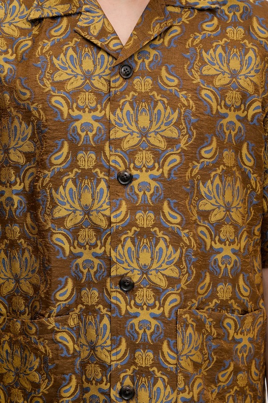 Рубашка Needles x Kae Tanaka Cabana коричневый QV430