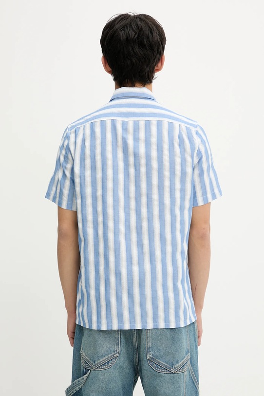 Одяг Бавовняна сорочка Samsoe Samsoe SAAVAN M25200042 блакитний