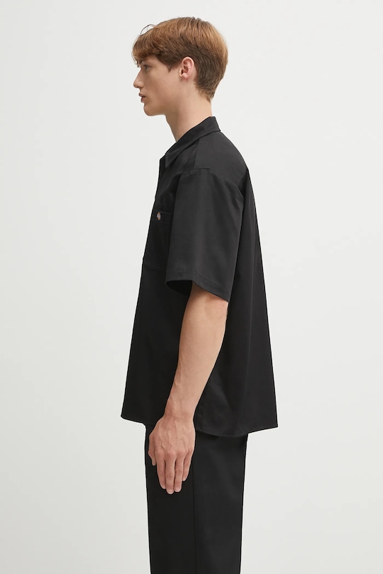 Рубашка Wacko Maria DICKIES / WORK SHIRT ( TYPE-1 ) 25SS.WMS.DC01 чёрный SS25