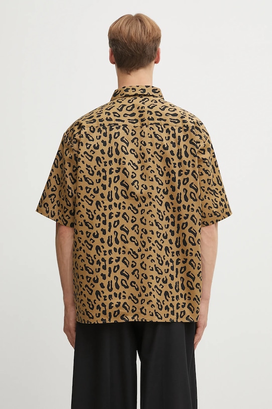 Одежда Хлопковая рубашка Wacko Maria DICKIES / WORK SHIRT ( TYPE-2 ) 25SS.WMS.DC02 коричневый