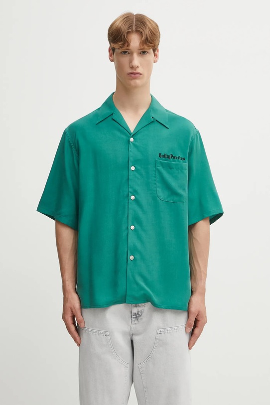 Wacko Maria camicia 50'S SHIRT S/S ( TYPE-2 ) rilassato verde 25SS.WMS.OC06