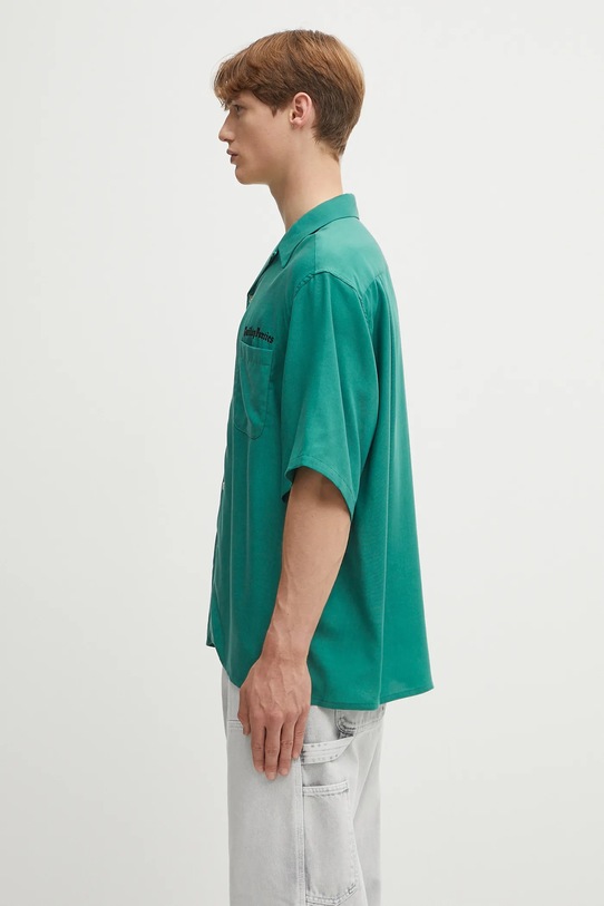 Wacko Maria camicia 50'S SHIRT S/S ( TYPE-2 ) 25SS.WMS.OC06 verde SS25