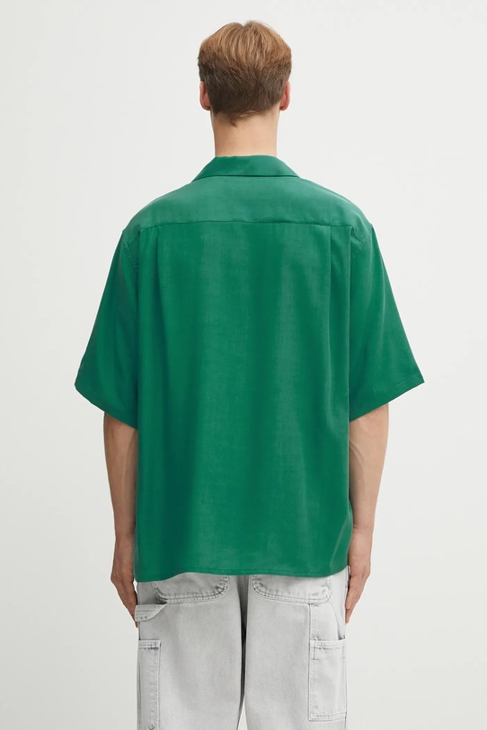 Odzież Wacko Maria koszula 50'S SHIRT S/S ( TYPE-2 ) 25SS.WMS.OC06 zielony