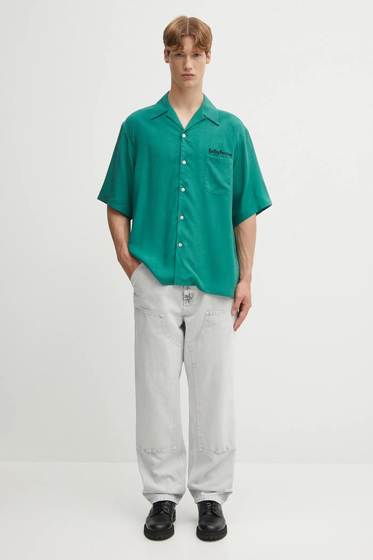 Wacko Maria camicia 50'S SHIRT S/S ( TYPE-2 ) 25SS.WMS.OC06 verde