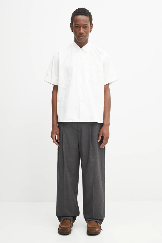 Pamučna košulja Human Made Woven HM29SH022 bijela