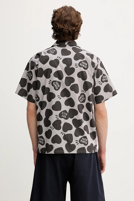 Abbigliamento Human Made camicia in cotone Woven HM29SH026 grigio