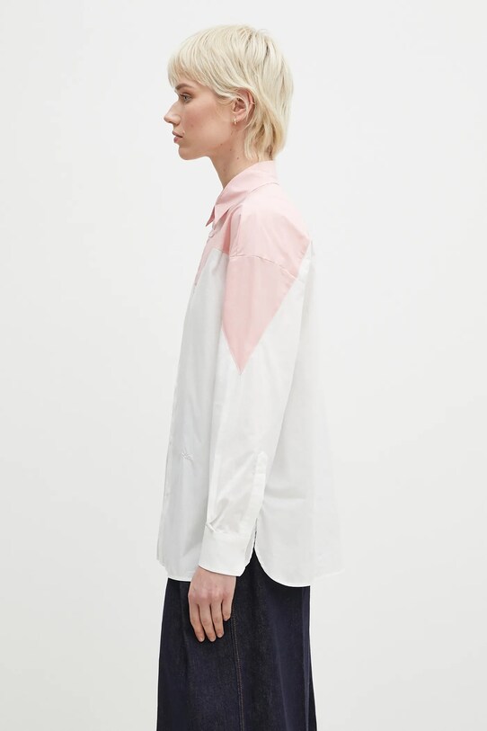 Fiorucci cotton shirt Embroidered Heart Relaxed Fit white U02SPTLO055CO02PN02