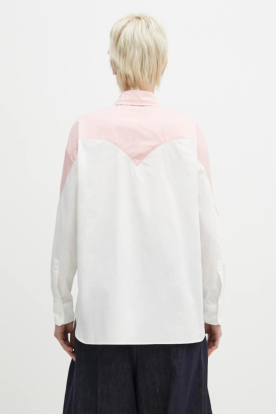 Βαμβακερό πουκάμισο Fiorucci Embroidered Heart Relaxed Fit U02SPTLO055CO02PN02