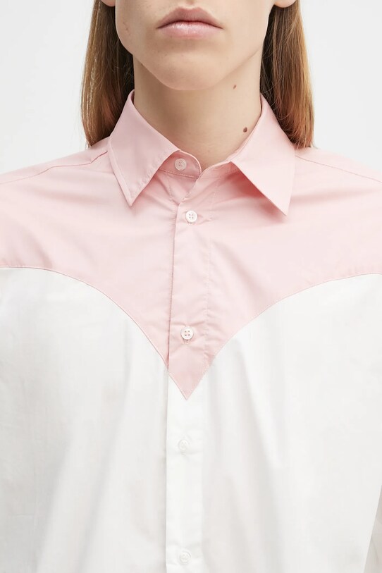 Fiorucci cotton shirt Embroidered Heart Relaxed Fit U02SPTLO055CO02PN02