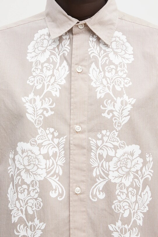 Aries koszula bawełniana Lace Overprinted Poplin Shirt AR4010203