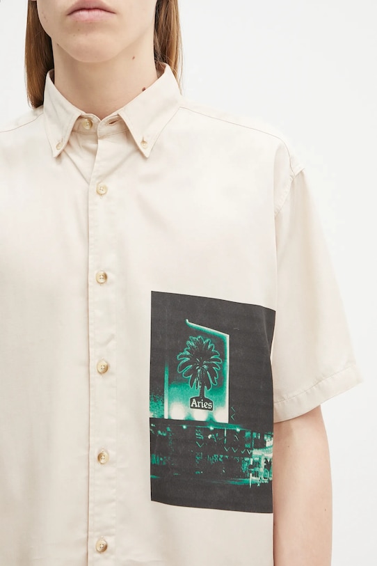 Aries cămașă Motel Graphic Work Shirt AR4011503