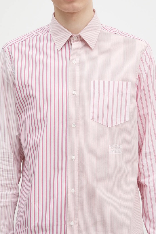 Aries koszula bawełniana Patchwork LS Shirt AR4012003