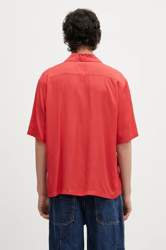 Πουκάμισο Aries Ancient Column Satin Viscose Hawaiian Shirt AR4080003 κόκκινο