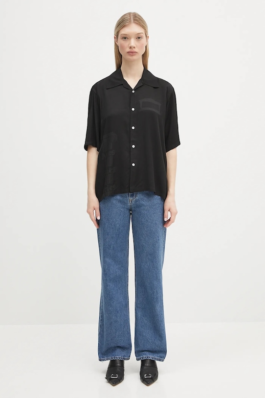 Aries koszula Ancient Column Satin Viscose Hawaiian Shirt AR4080003