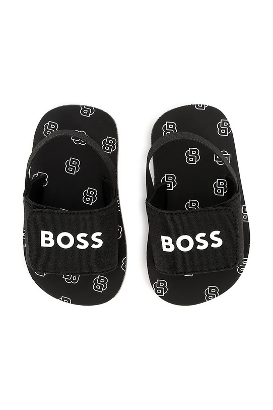 Детские шлепанцы BOSS чёрный J52156.19.21