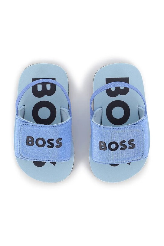 Дитячі шльопанці BOSS блакитний J52156.22.30
