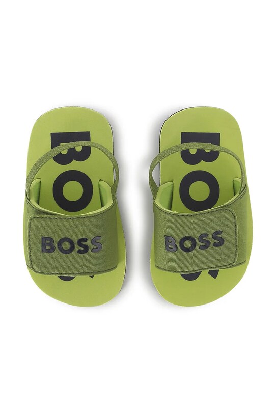 Детские шлепанцы BOSS зелёный J52156.22.30