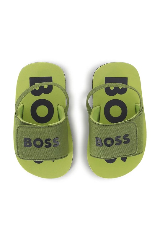 Παιδικές παντόφλες BOSS πράσινο J52156.22.30