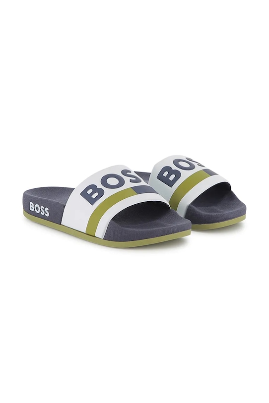 BOSS ciabattine per bambini J51649.27.35 blu navy