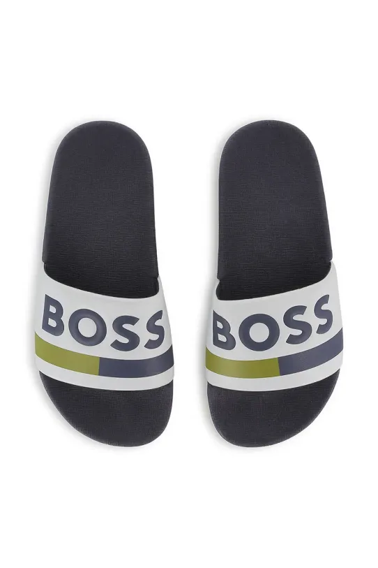 Παιδικές παντόφλες BOSS σκούρο μπλε J51649.36.41