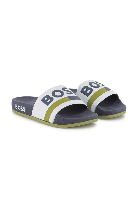 BOSS ciabattine per bambini J51649.36.41 blu navy