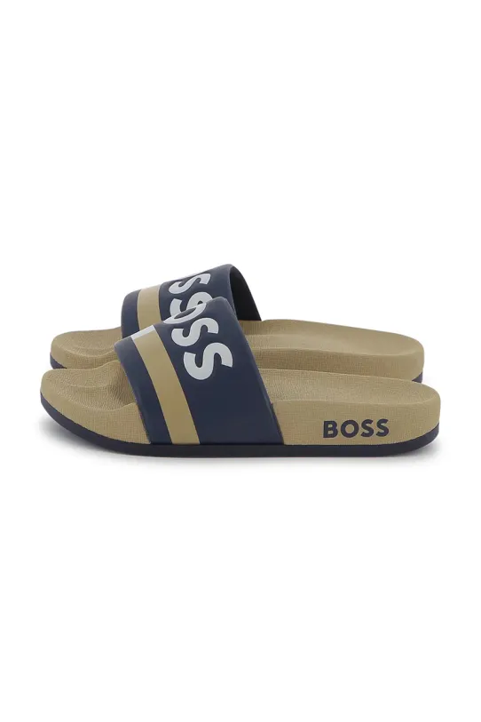 Παιδικές παντόφλες BOSS J51649.36.41 μπεζ SS25