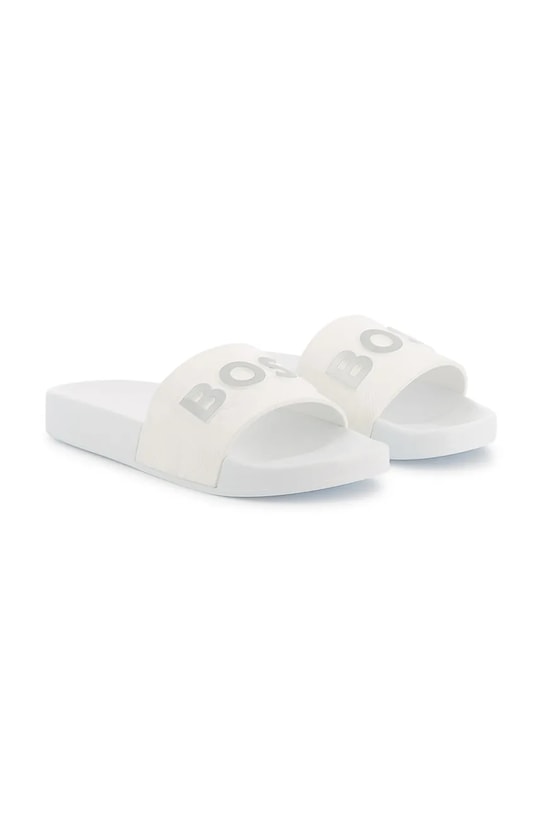 BOSS ciabattine per bambini J51662.27.35 bianco
