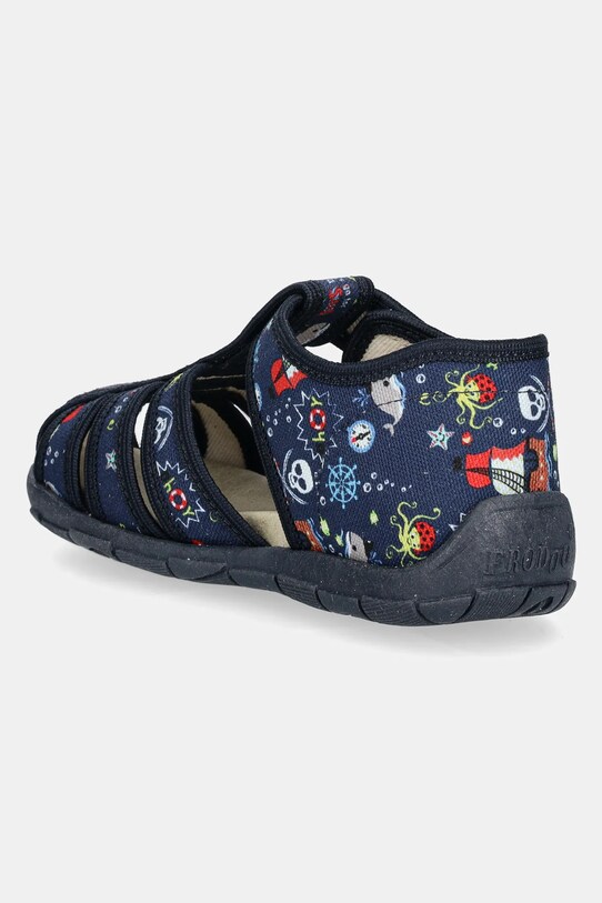 Chłopiec Froddo kapcie dziecięce CLASSIC SLIPPERS G1700413.21.24 granatowy