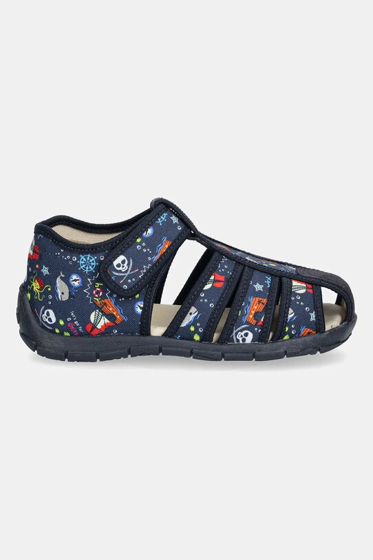 Dětské papuče Froddo CLASSIC SLIPPERS G1700413.25.27 námořnická modř SS25