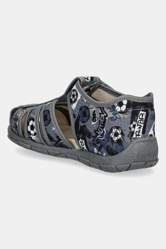 Băieți Froddo papuci copii CLASSIC SLIPPERS G1700413.25.27 gri