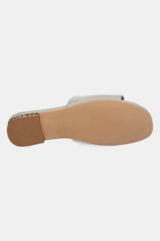 Кожаные шлепанцы Kurt Geiger London Chelsea Flat Sandal 3416223109.GREY серый