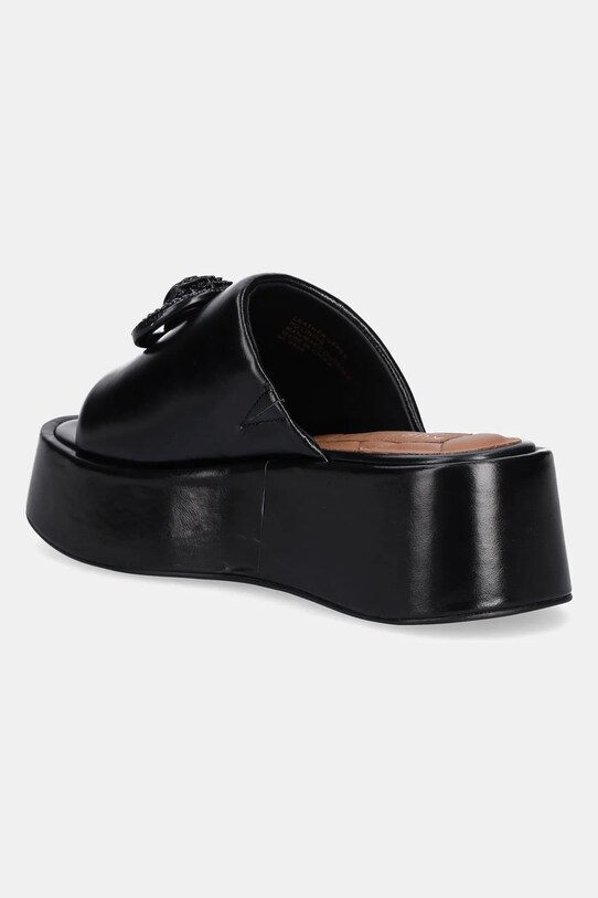 Obuwie Kurt Geiger London klapki skórzane Chelsea Flatform Mule Dr 3940900109.BLACK czarny