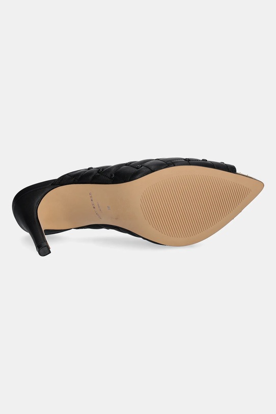 Kurt Geiger London klapki skórzane Regent Crystal Point Mule 3940209109.BLACK czarny