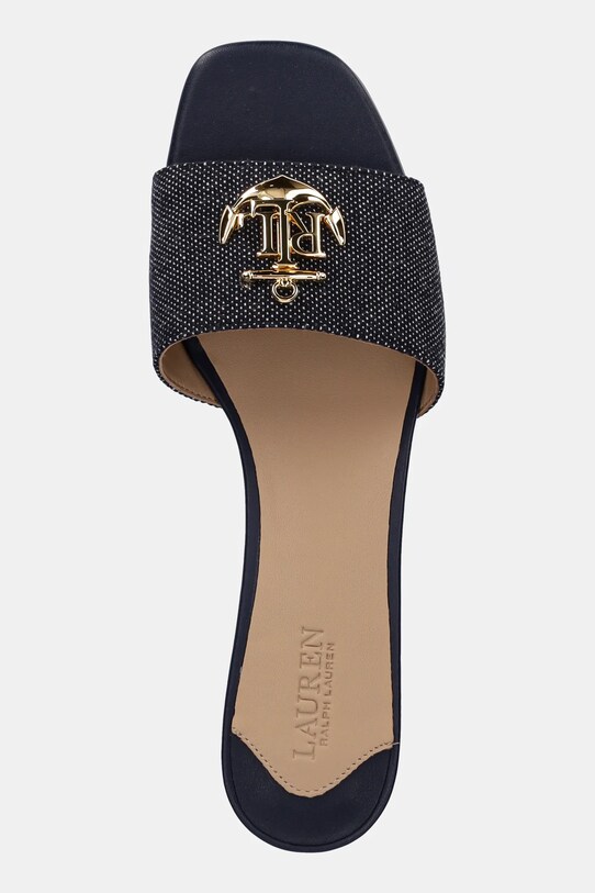 Шльопанці Lauren Ralph Lauren Fay Logo II темно-синій 802959169003.410