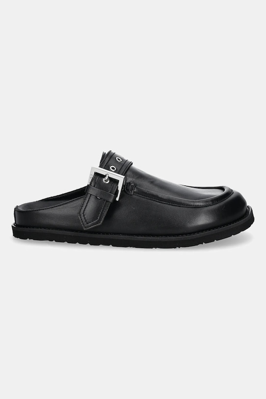 HUGO slapi de piele Artentia 50538601.001 negru SS25