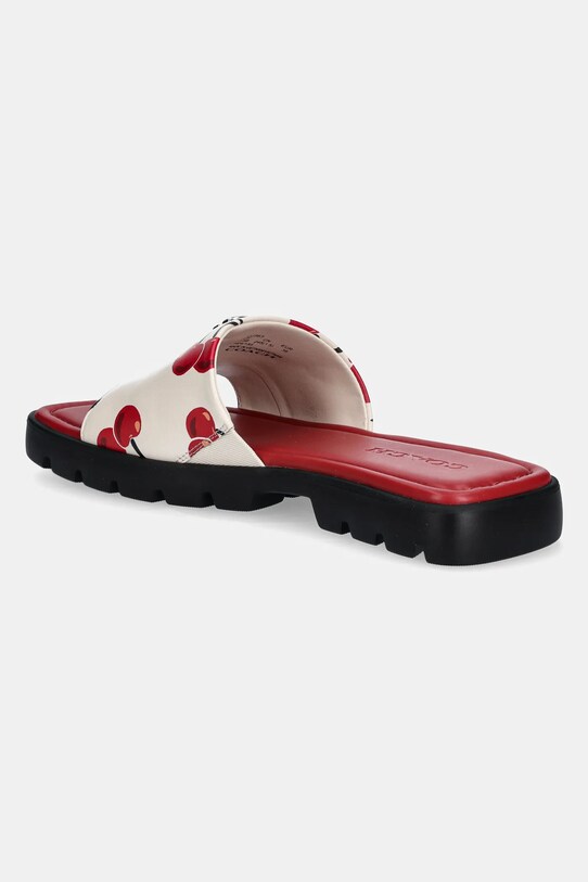 Încălțăminte Coach slapi de piele Florence Cherry CZ363.CAH rosu