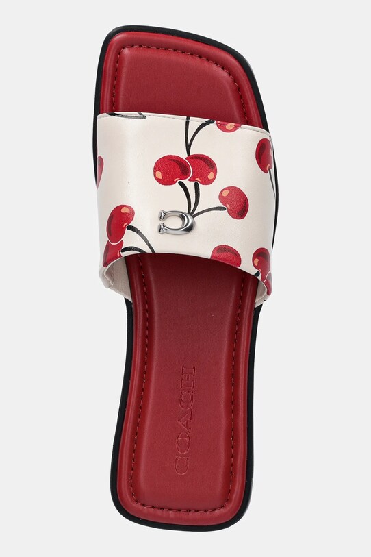 Coach slapi de piele Florence Cherry rosu CZ363.CAH