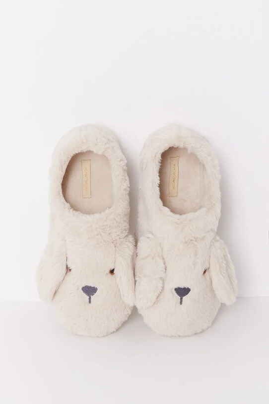 Obuwie women'secret kapcie FAMILY 4998069 beżowy