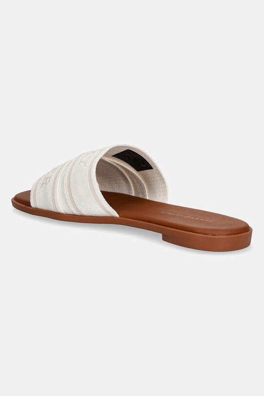 Încălțăminte Tommy Hilfiger papuci TOMMY HILFIGER WEBBING MULE FW0FW08421 bej