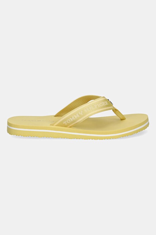 Tommy Hilfiger flip-flop HILFIGER WEBBING BEACH SANDAL FW0FW08515 sárga SS25