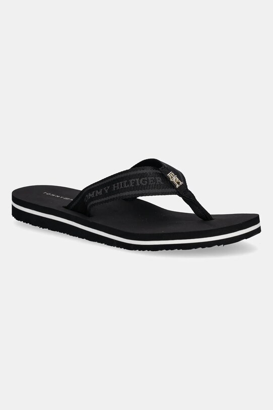 В'єтнамки Tommy Hilfiger HILFIGER WEBBING BEACH SANDAL віденський чорний FW0FW08515