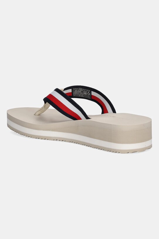Взуття В'єтнамки Tommy Hilfiger TH CORP MID WEDGE BEACH SANDAL FW0FW08517 бежевий