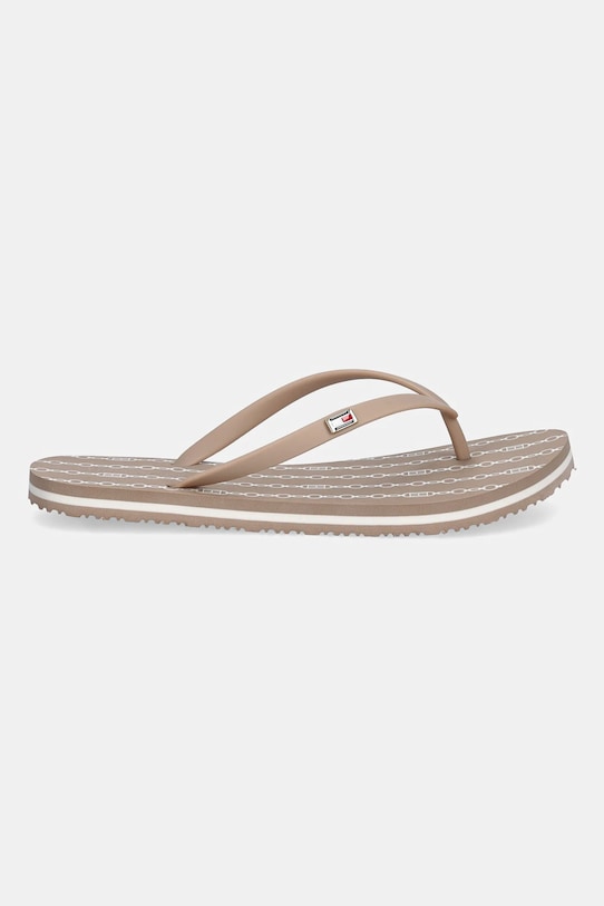 Tommy Hilfiger flip-flop HILFIGER STRAP BEACH SANDAL FW0FW08518 bézs SS25
