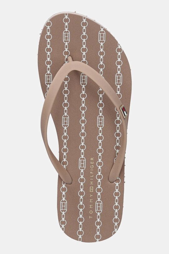 Šľapky Tommy Hilfiger HILFIGER STRAP BEACH SANDAL béžová FW0FW08518